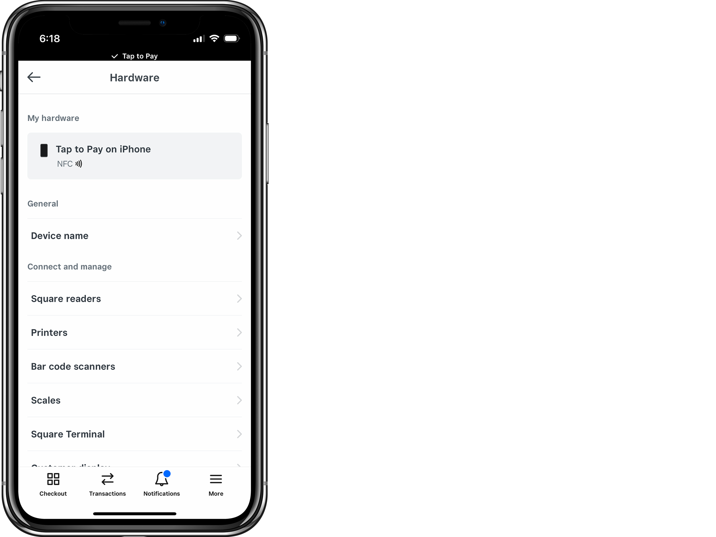 Square Tap to Pay on iPhone